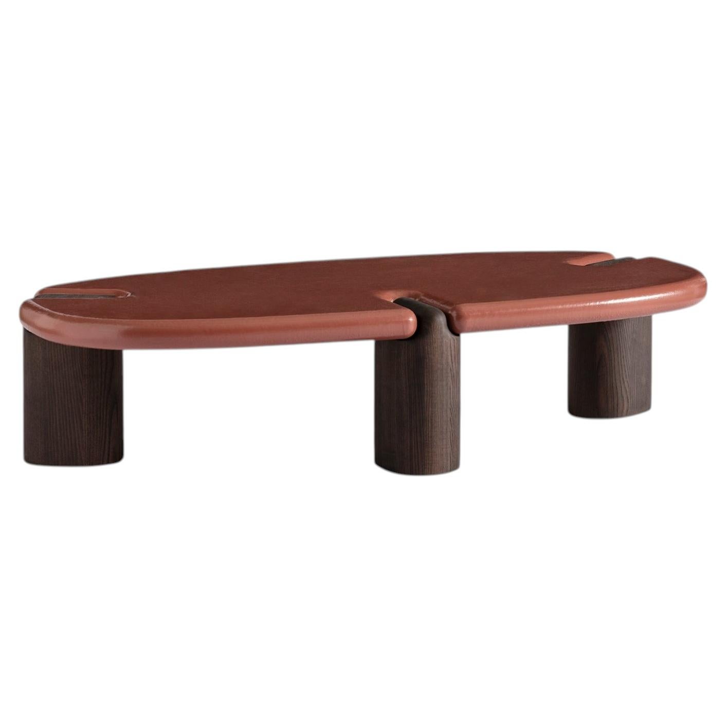 Grafts L Carpanese Home Italia Wooden Ceramic Oval Coffee Table