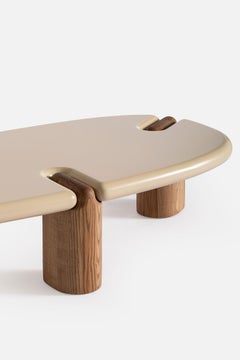 Grafts L Carpanese Home Italia Ovaler Couchtisch aus lackiertem Holz