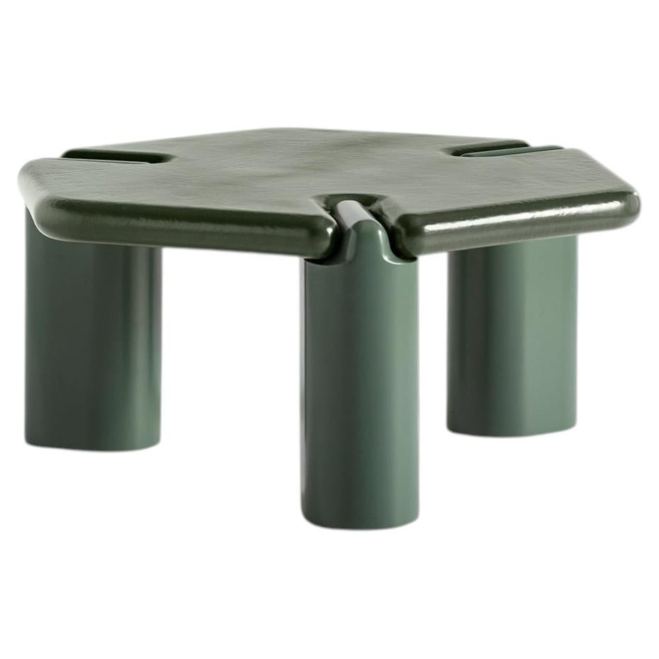 Grafts M Carpanese Home Italia Lacquered Ceramic Hexagonal Coffee Table For Sale