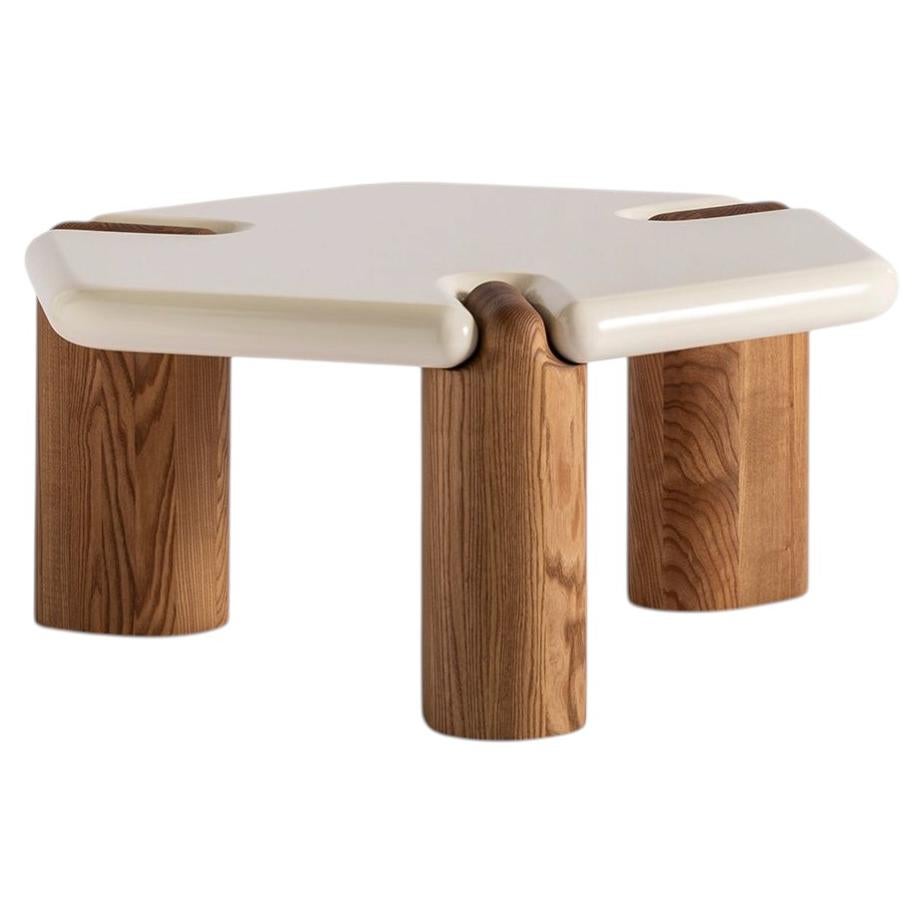 Grafts M Carpanese Home Italia Wooden Lacquered Hexagonal Coffee Table