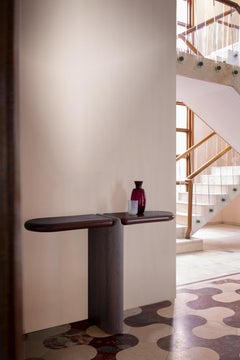 Grafts T Carpanese Home Italia Wood Ceramic Console