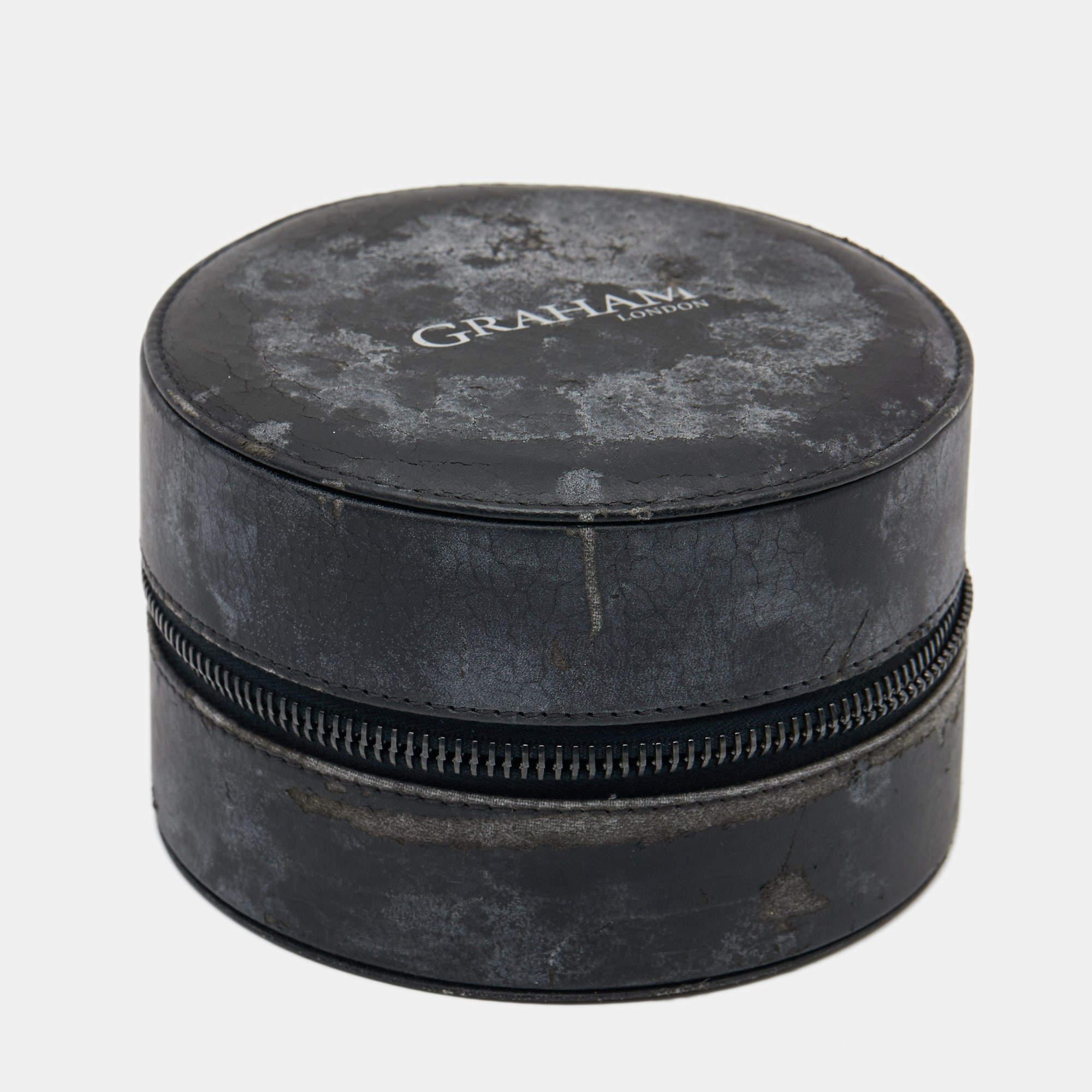 Graham Black Rubber Chronofighter Oversized Men's Wristwatch 47 mm 4