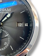 Orologio Graham Chronofighter 1695 Romantic in acciaio inossidabile con cintura in pelle