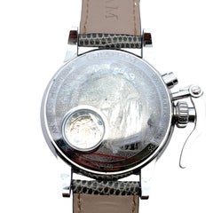 Orologio Graham Chronofighter 1695 Romantic in acciaio inossidabile con cintura in pelle