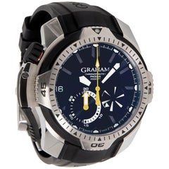 Graham Chronofighter 2CDAV.B02A, Black Dial, Certified and Warranty