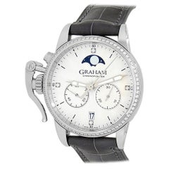 Graham Chronofighter 2CXCS.S06A.C158S, Silver Dial, Certified