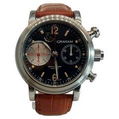 Used Graham Chronograph Foudroyante / Rattrapante Lightning NIB + All Warranty Papers