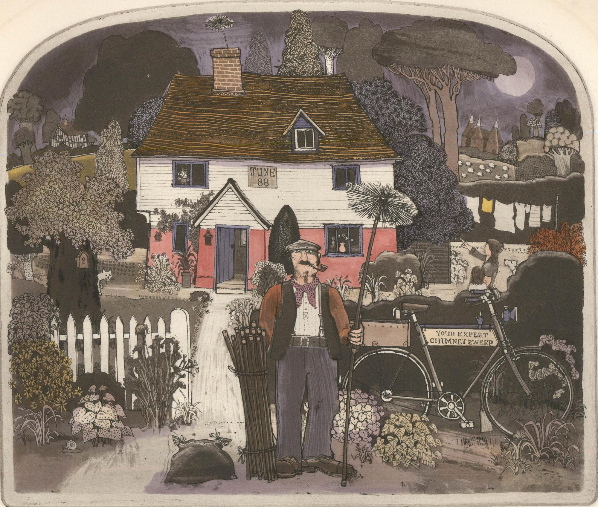 Graham Clarke (b.1941) - 1986 Etching, Your Expert For Sale 1