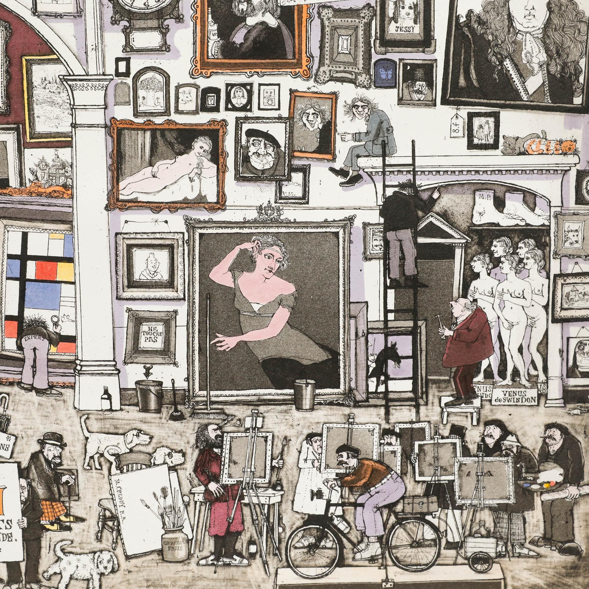 Graham Clarke (b.1941) - 1988 Etching, Pièce de Résistance For Sale 3