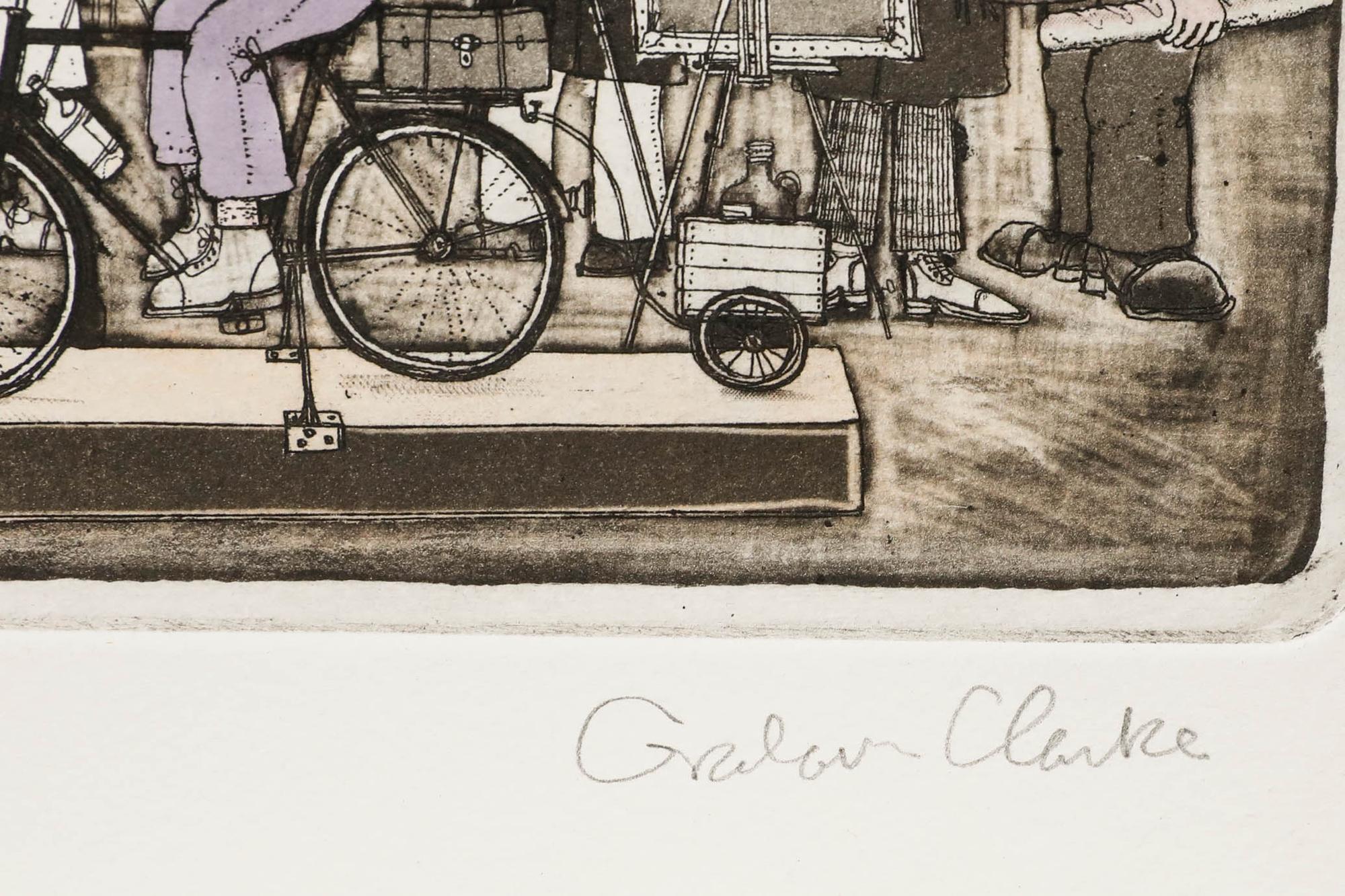 Graham Clarke (b.1941) - 1988 Etching, Pièce de Résistance For Sale 4