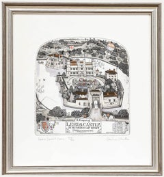 Graham Clarke (n.1941) - 1989 Aguafuerte, Hogar dulce hogar