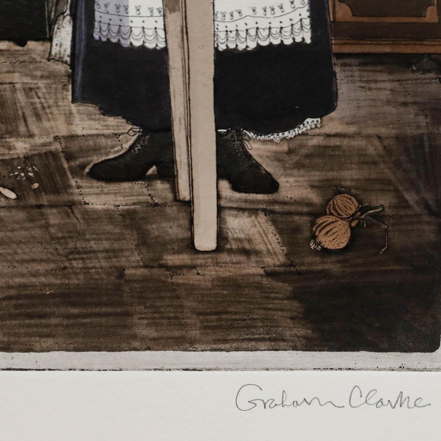 Graham Clarke (n.1941) - Grabado del siglo XX, Excelsior en venta 4