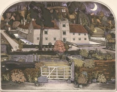 Graham Clarke (b.1941) - 20th Century Etching, Ightham Mote