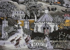 Graham Clarke (b.1941) - 20th Century Etching, March