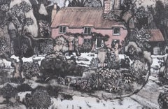Graham Clarke (b.1941)  Etching, Thomas Hardy's Cottage