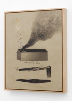 "Primera floración desde las cenizas" Imaginería de flores y fuego por Graham Franciose