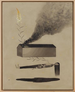 "First Bloom From the Ashes" Flower and Fire Imagery by Graham Franciose