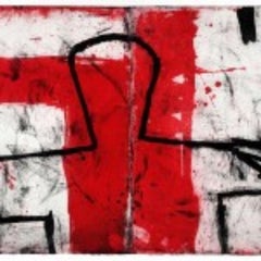 Figure At Crossing, Print by Graham Fransella