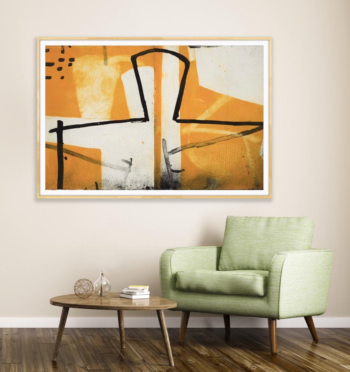 Figura Por Ventana, Impresión artística, Figuras, Moderno, Contemporáneo en venta 2