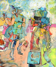 Dancer Labyrinth - figurative contemporary acrylic on canvas