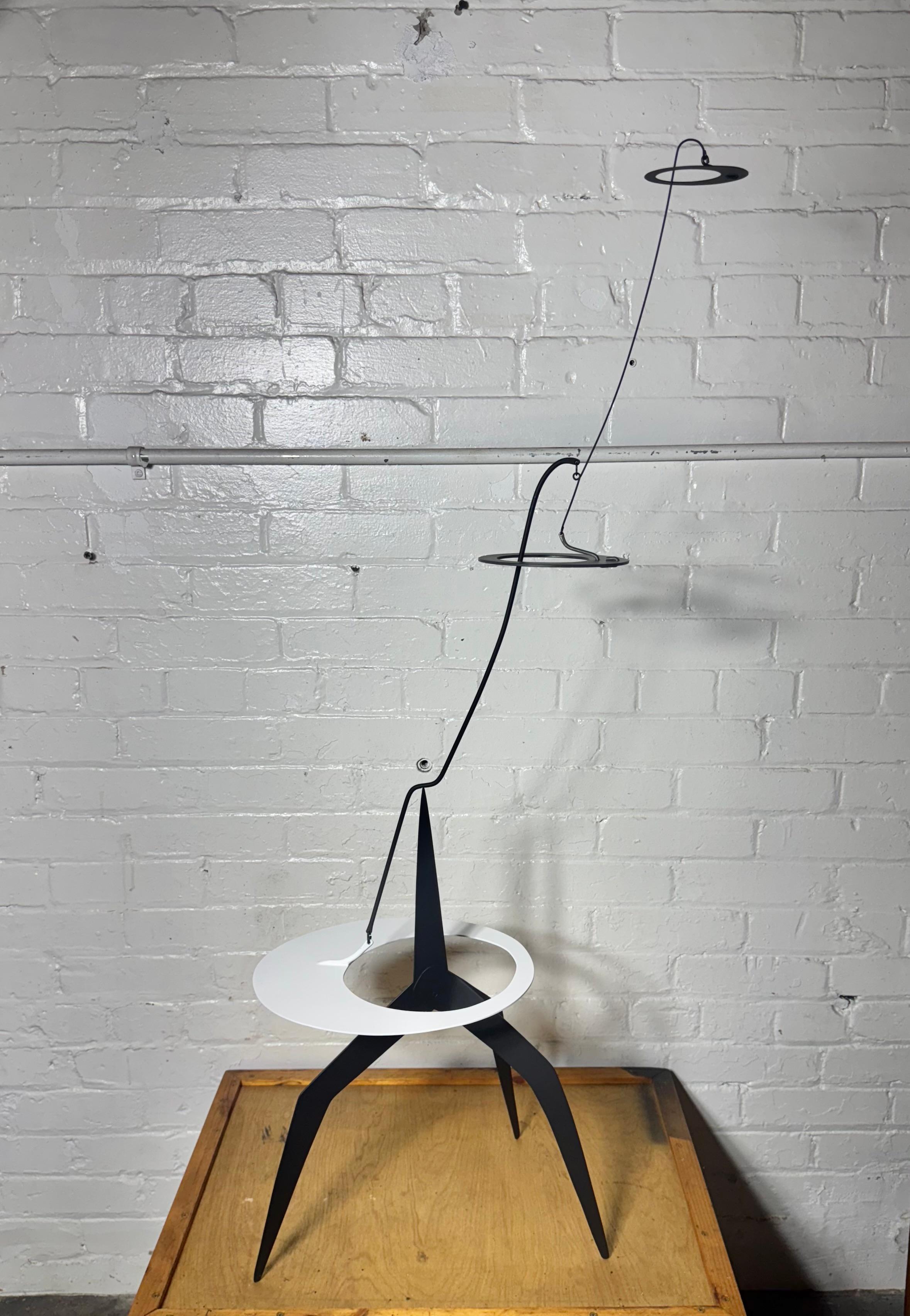 Graham Mitchell Sears Geometric Kinetic Sculpture/ Stabile, 20th Century For Sale 1