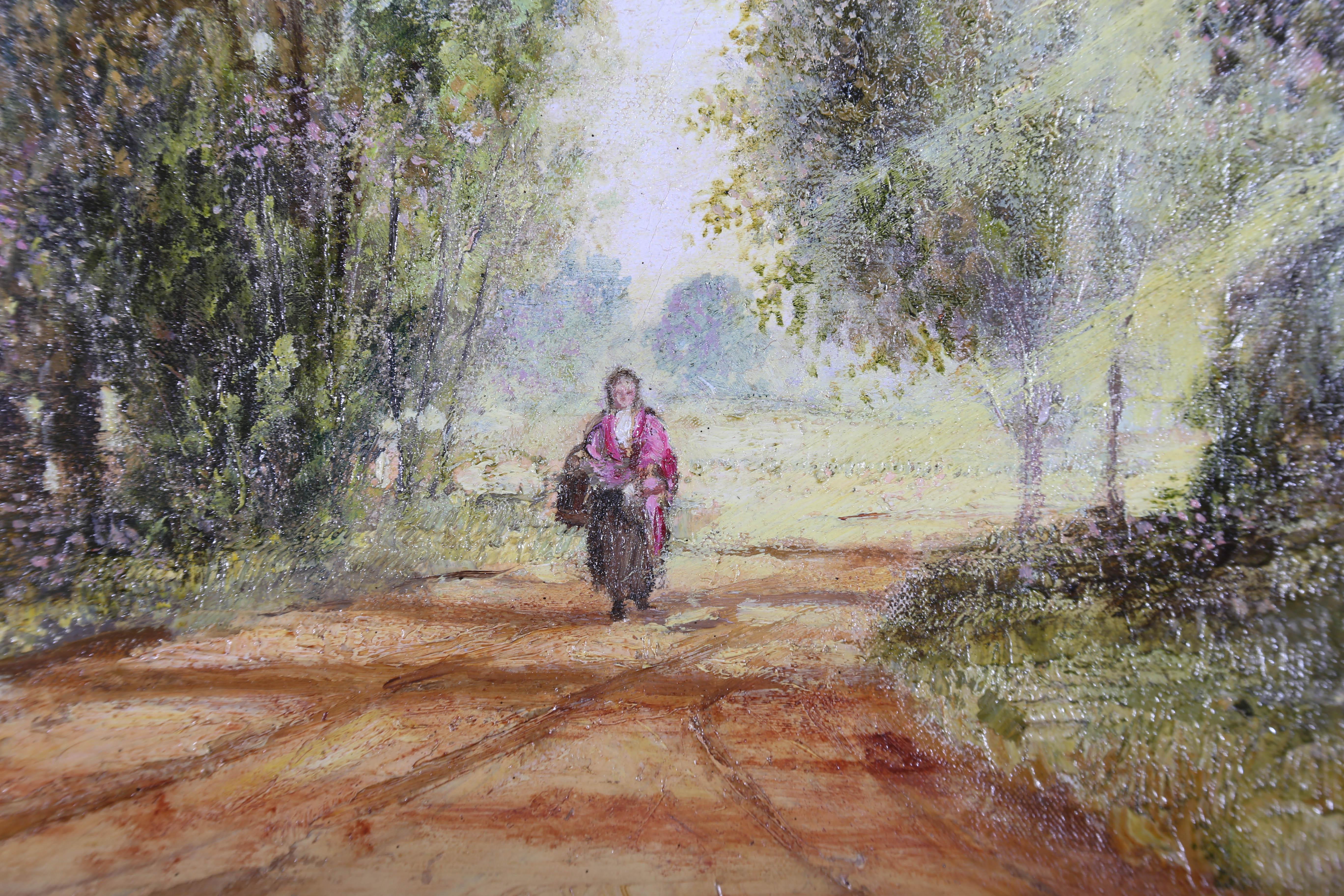 Graham Ross - 20th Century Oil, Countryside Path For Sale 1