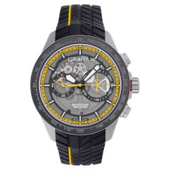 Graham Sport Skeleton Ref 009/250 Watch in Stainless Steel and Rubber