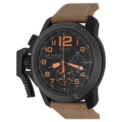 Graham Stainless Steel Ceramic Chronofighter Automatic Wristwatch