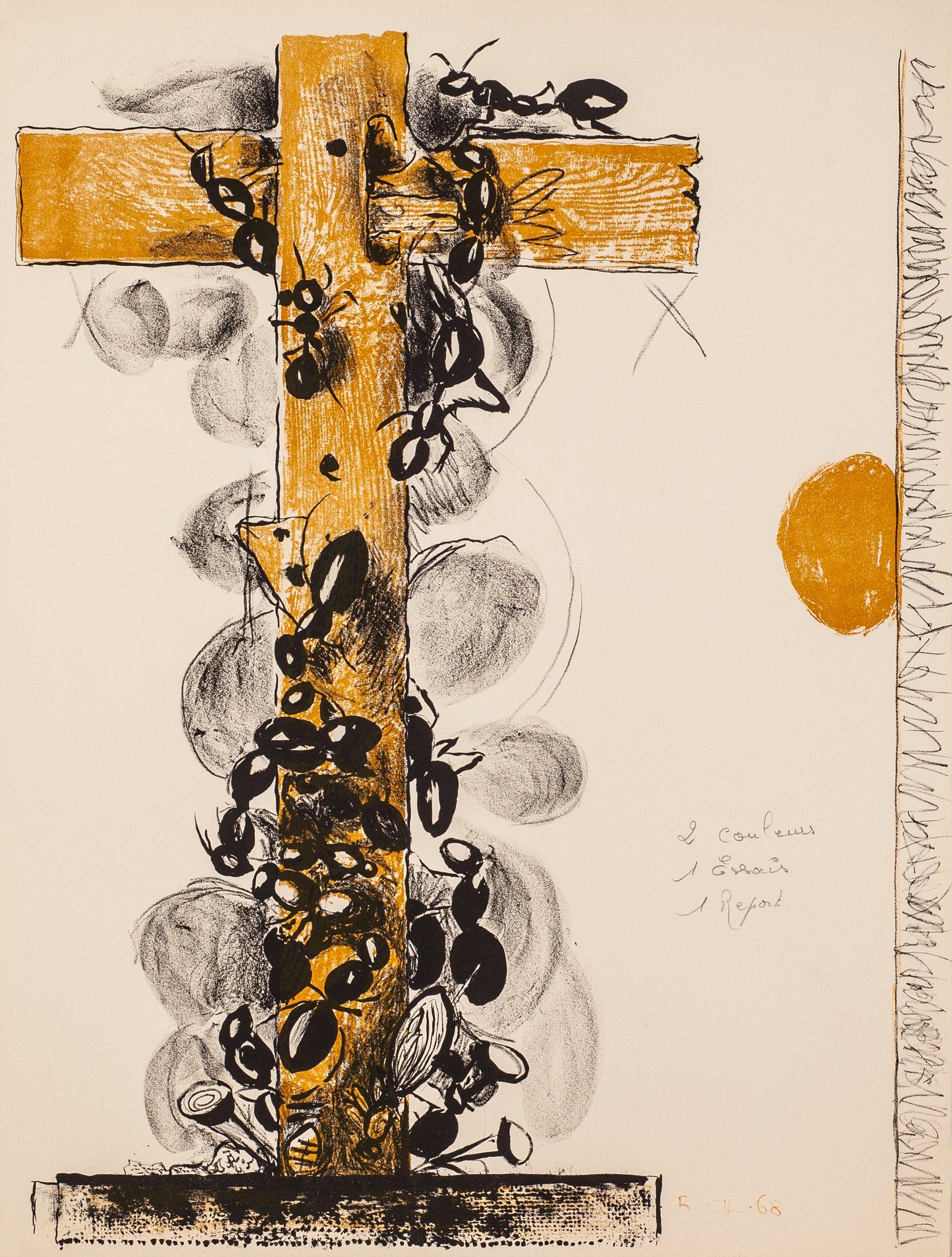 Artists: Graham Sutherland

Medium: Original Lithograph, From the portfolio A Bestiary and Some Correspondences, 1968

Dimensions: 26 x 20 in, 66 x 50.8 cm