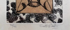 Apollinaire, Le Bestiaire, gravure et aquatinte, d'époque, signée, 1979
