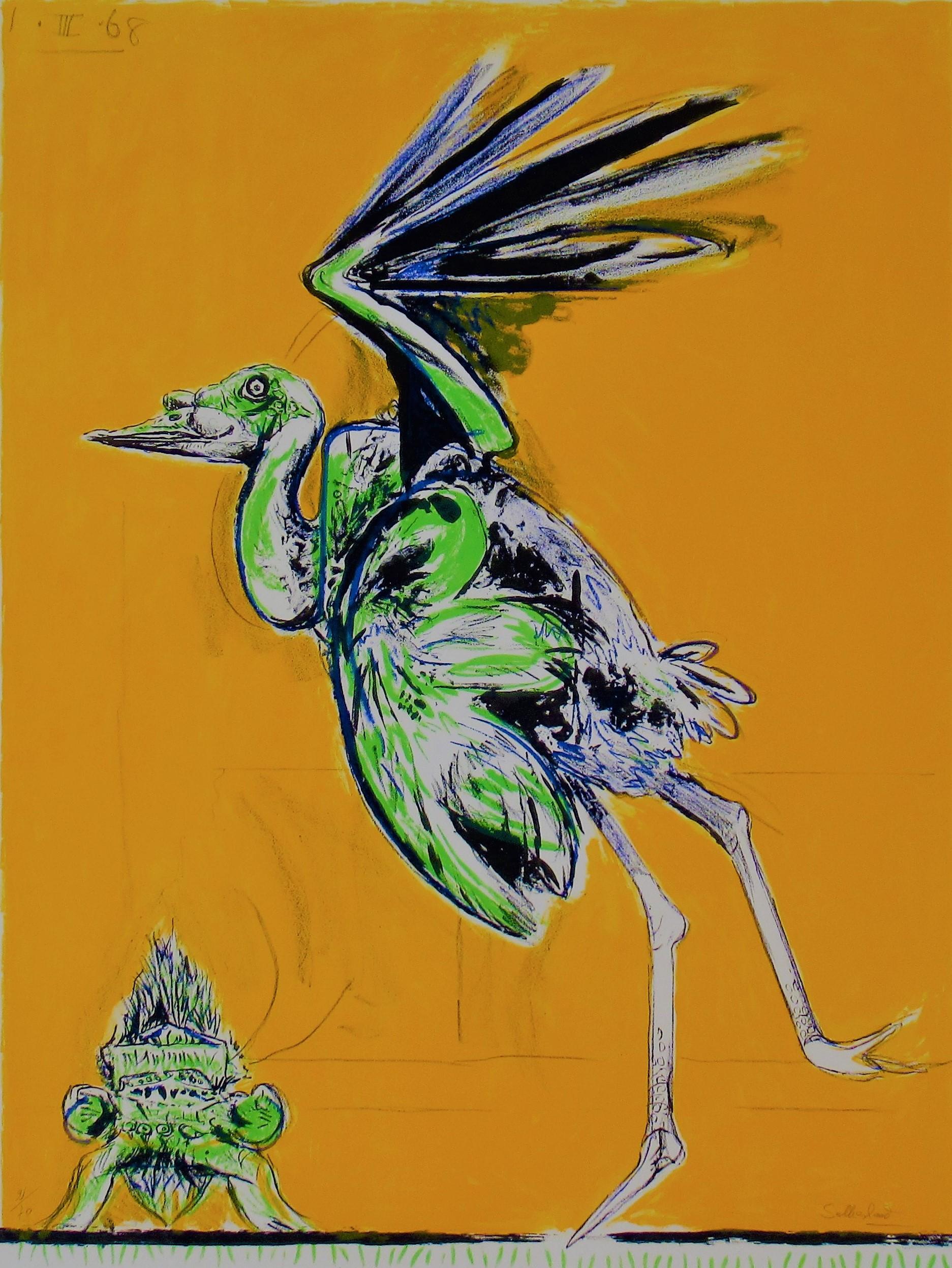 Oiseau sur le point de prendre son envol - Print de Graham Sutherland