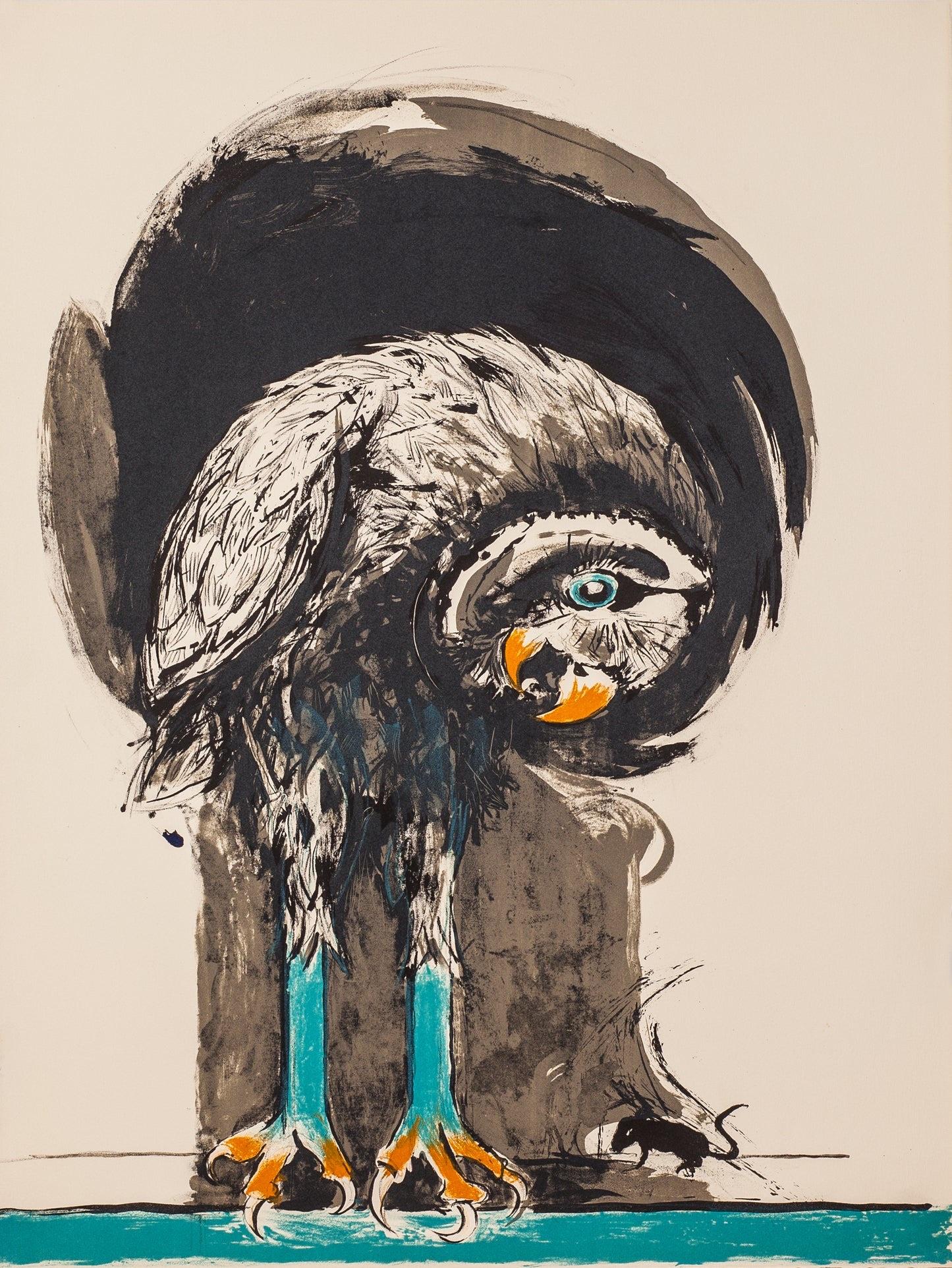 Artiste : Graham Sutherland

Médium : Lithographie originale, tirée du portfolio Un bestiaire et quelques correspondances, 1968

Dimensions : 26 x 20 in, 66 x 50.8 cm