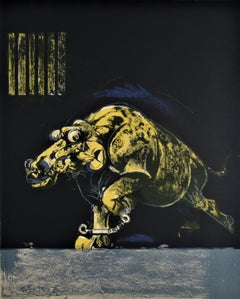 "Chained Beast" from the suite "Bestiary and some Correspondences"