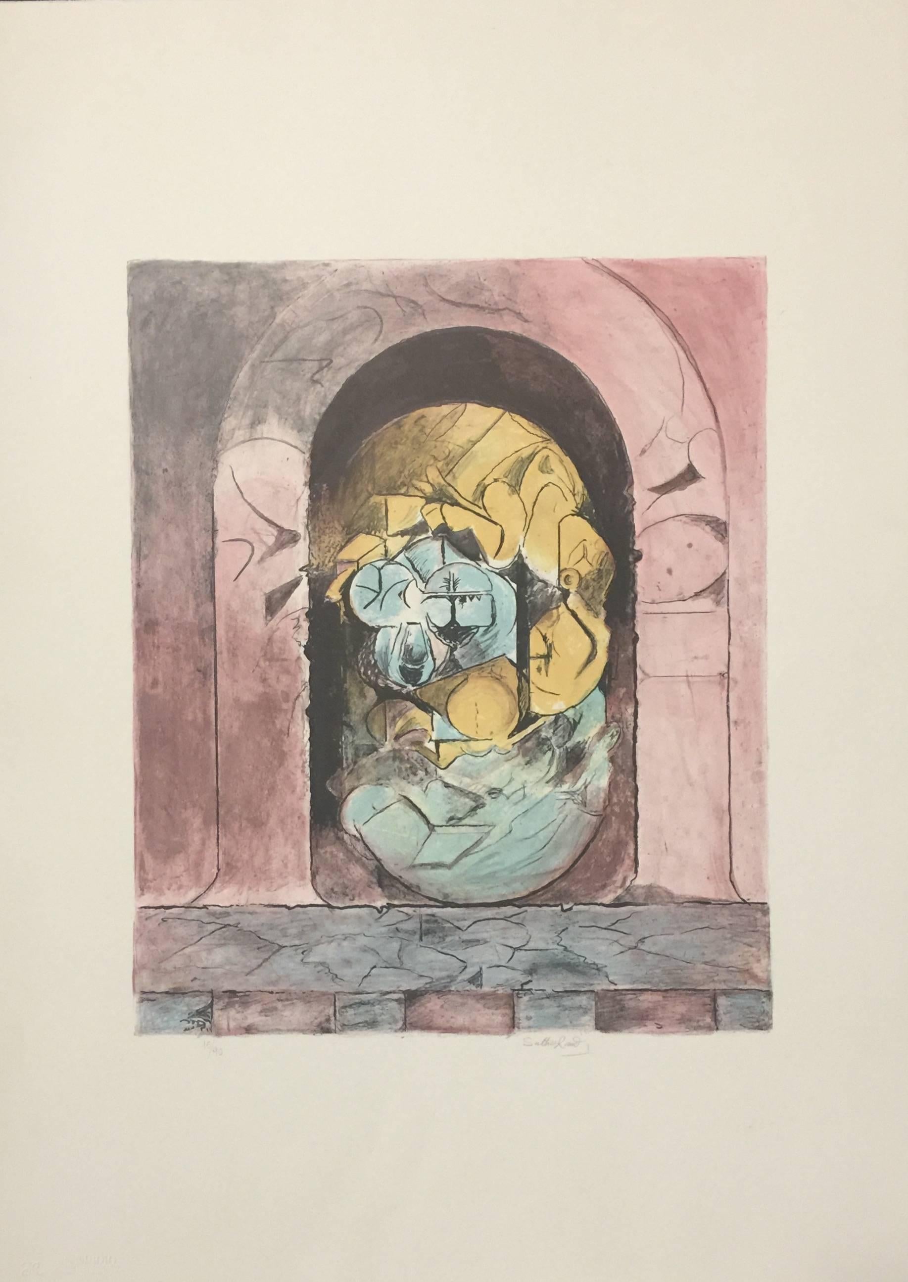 Composition - Original Lithograph by Graham Sutherland - 1979