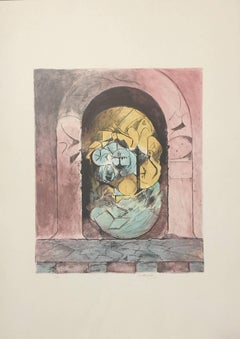 Vintage Composition - Original Lithograph by Graham Sutherland - 1979