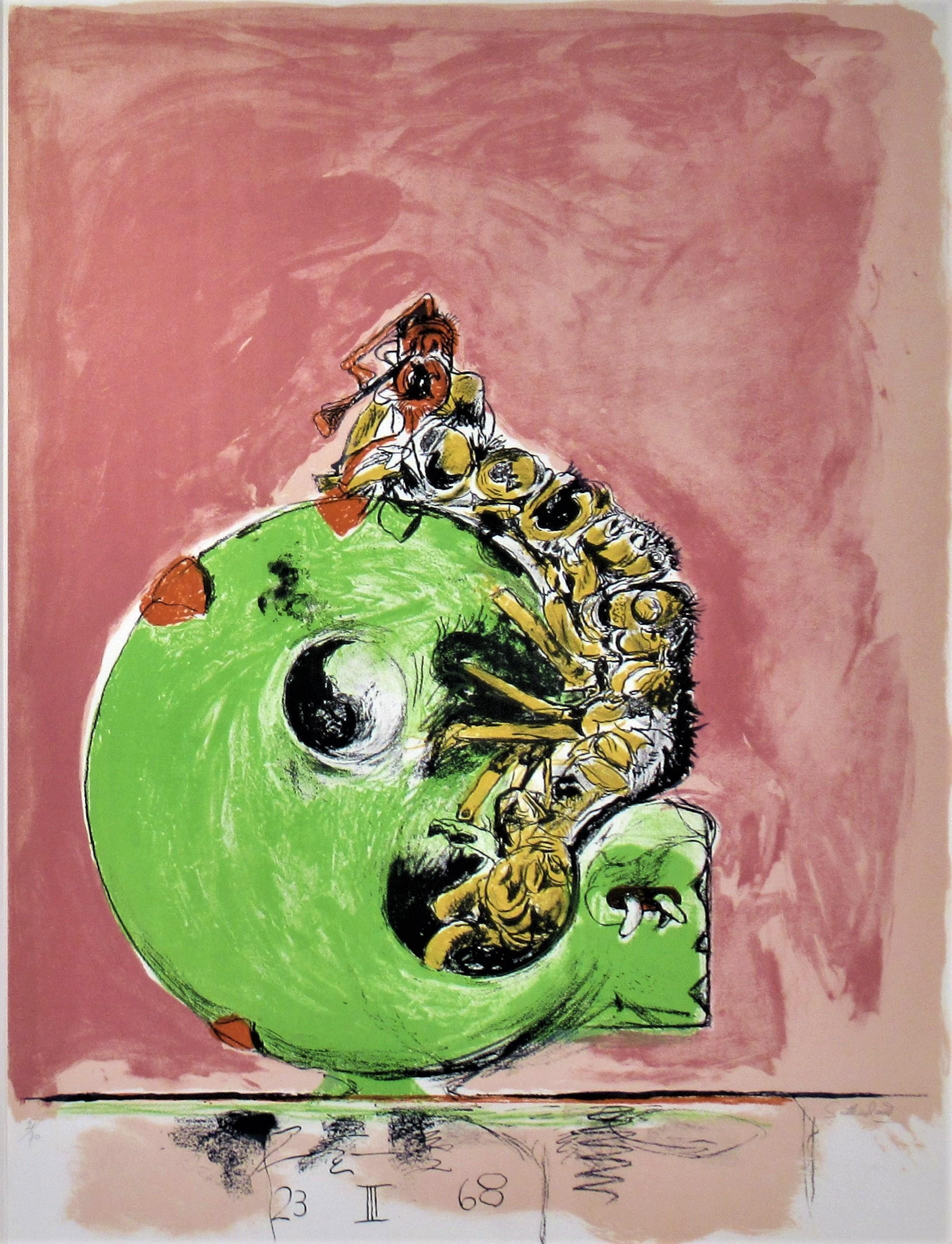 Emerging Insect - Print by Graham Sutherland