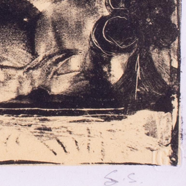 Graham Sutherland, signierte Originallithographie „Die Musik“, 1976, Britisch, Mitte des Jahrhunderts im Angebot 2