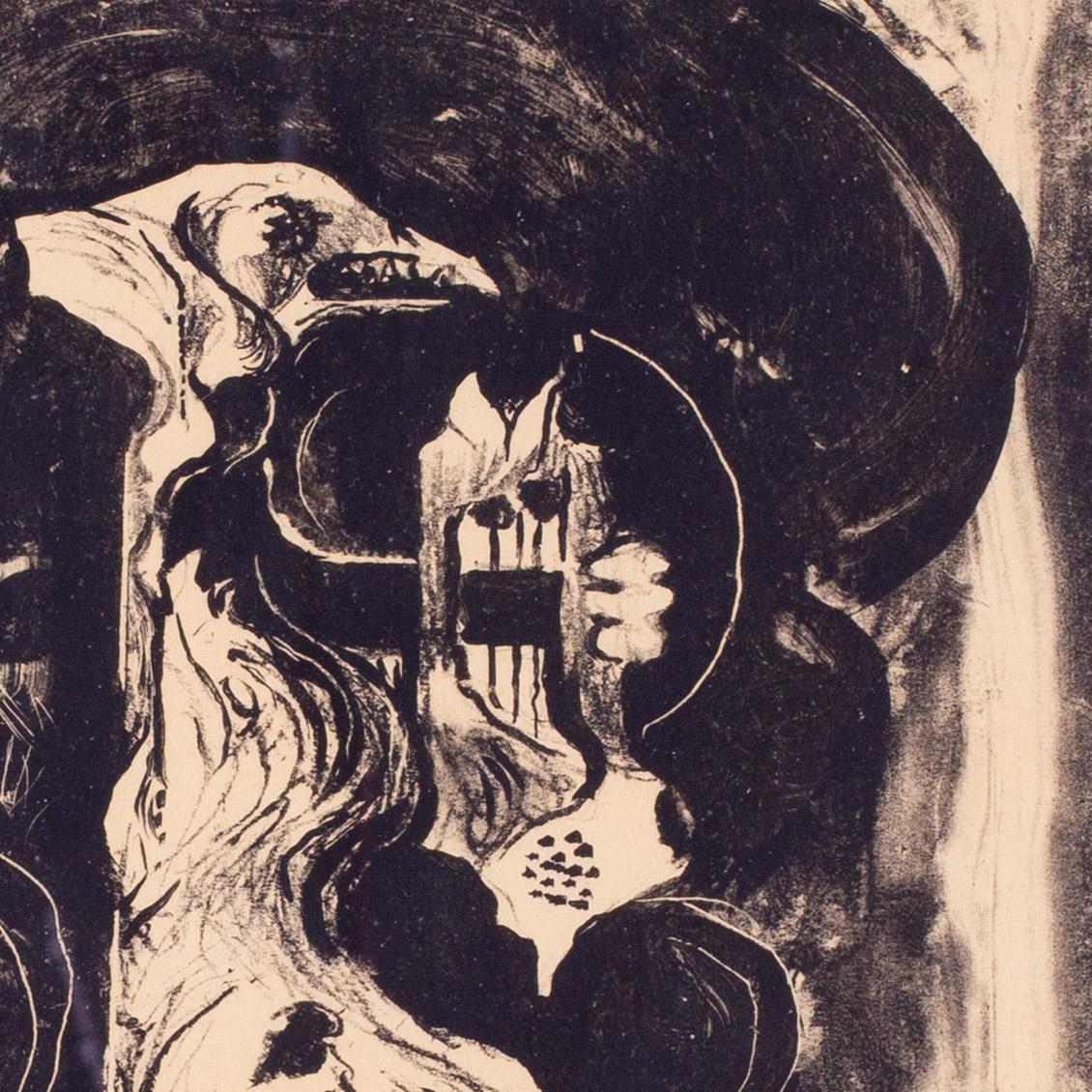 Graham Sutherland, signierte Originallithographie „Die Musik“, 1976, Britisch, Mitte des Jahrhunderts im Angebot 4