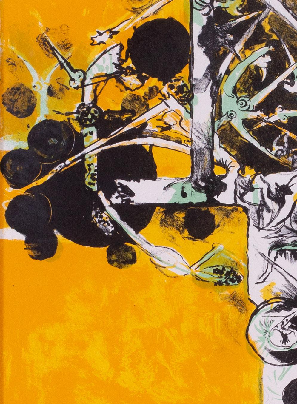 Graham Sutherland signed original lithograph 'Thorn Structure', British mid cent For Sale 4