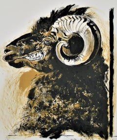 "Ram's Head" from the suite "Bestiary and some Correspondences"