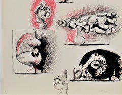 "Sheet of Studies" from the suite "Bestiary and some Correspondences"