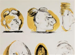"Sheet of Studies" from the suite "Bestiary and some Correspondences"