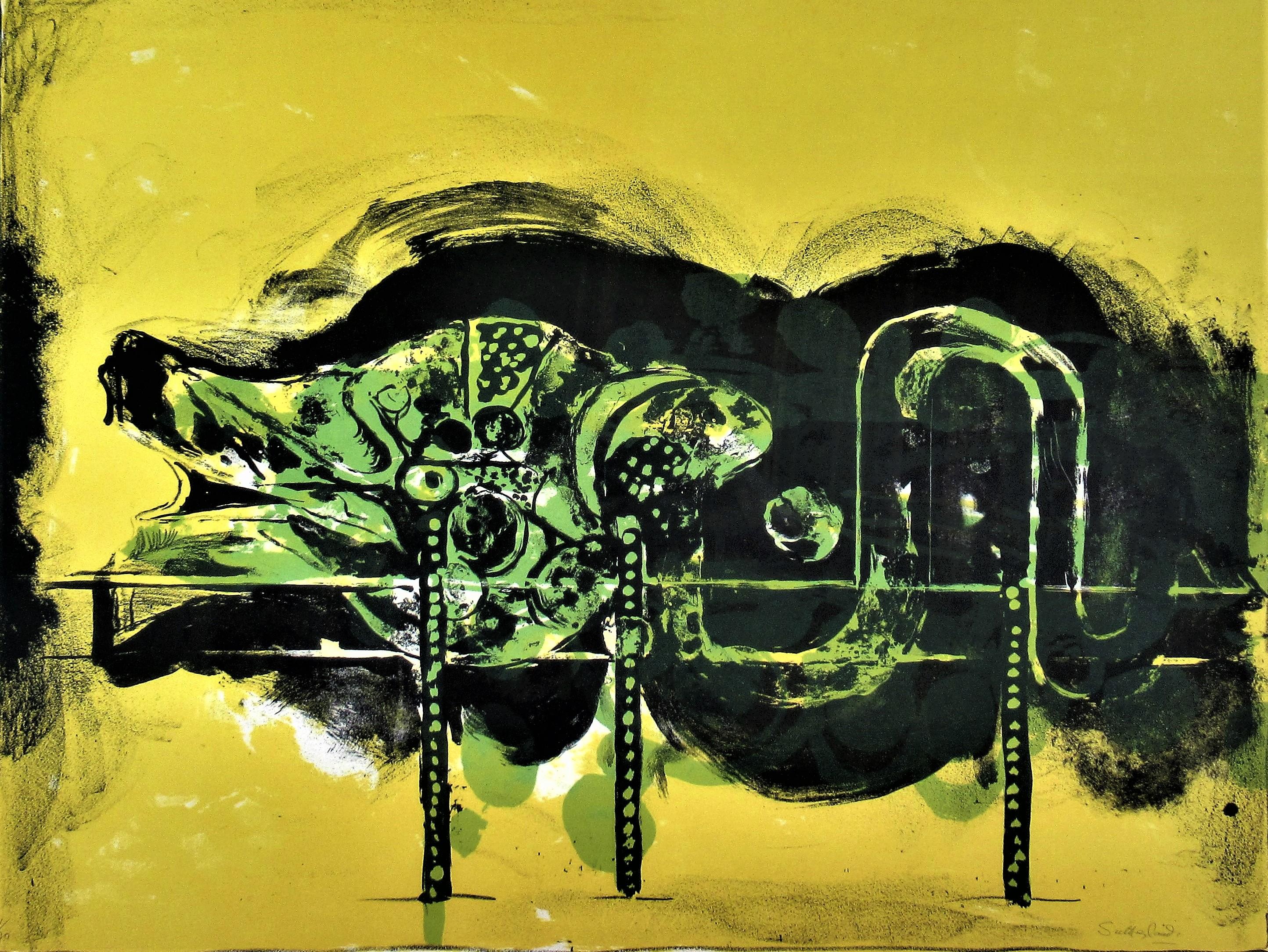 Submerged Form - Print by Graham Sutherland