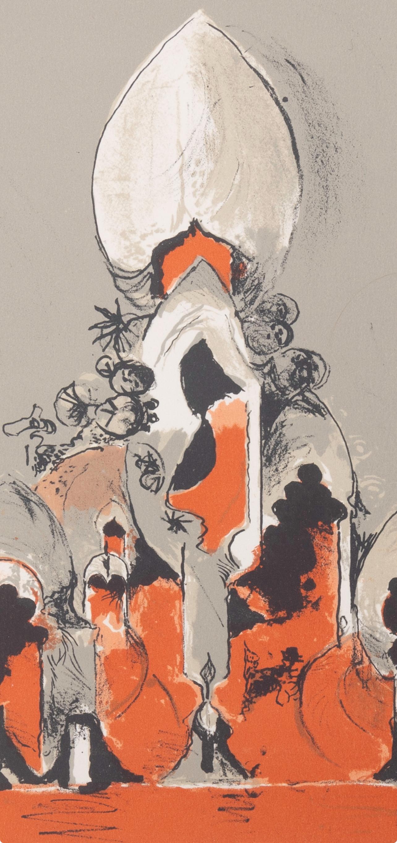 Sutherland, Composition, San Lazzaro et ses Amis, XXe Siècle (after) - Print by Graham Sutherland