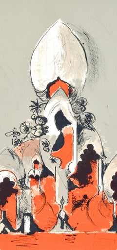 Graham Sutherland, The Cathedral I, from San Lazzaro et ses Amis, 1975