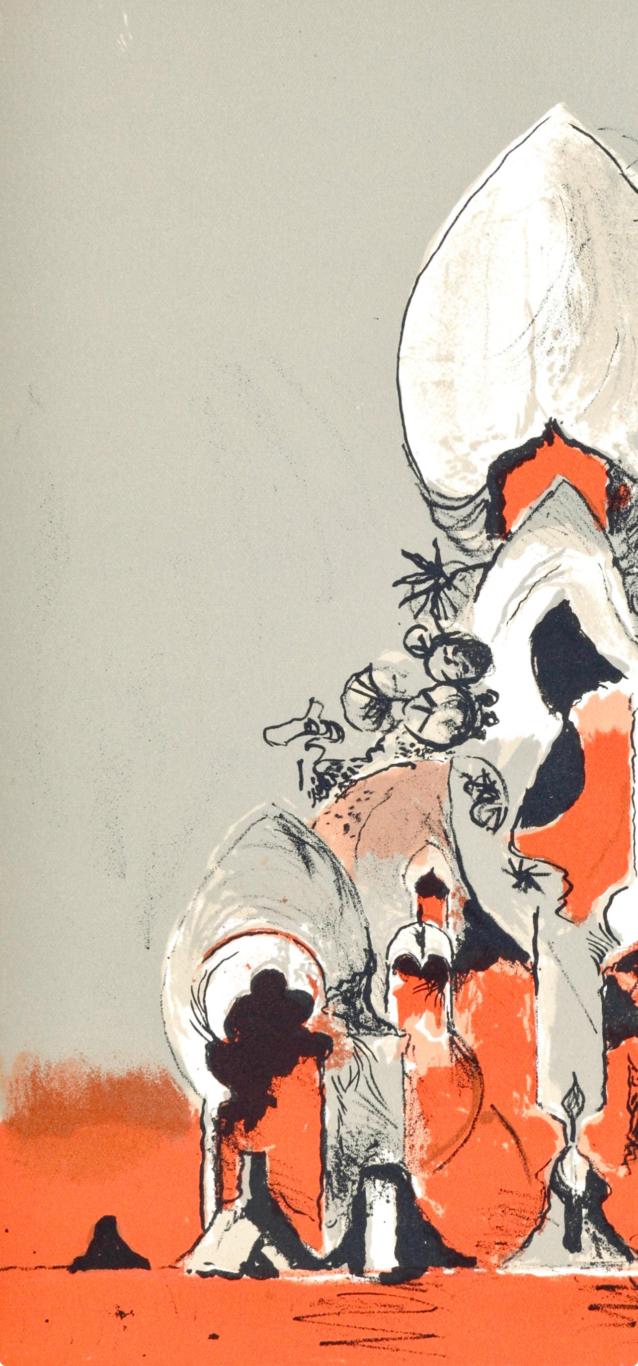 La cathédrale I (Tassi 160), San Lazzaro et ses Amis, XXe siècle - Moderne Print par Graham Sutherland