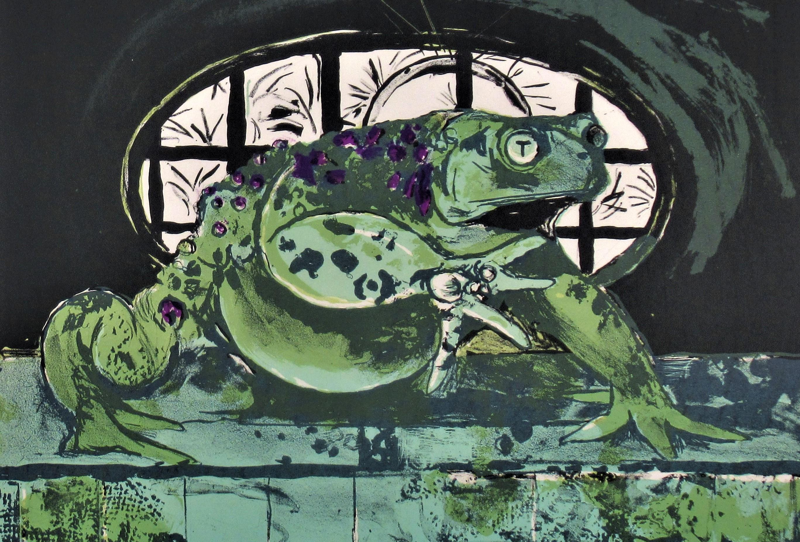 « Toad I » de la suite « Bestiary and some Correspondences »  - Surréalisme Print par Graham Sutherland