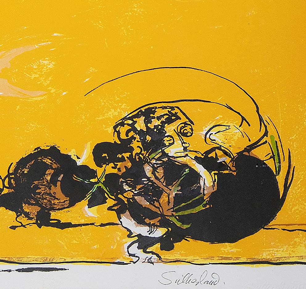 Untitled is an original Contemporary Artwork realized by Graham Sutherland (1903-1980) in 1970's.

Original mixed colored screen print.

Hand-signed in pencil on the lower right corner: Sutherland. 

Numbered in pencil on the lower left corner: