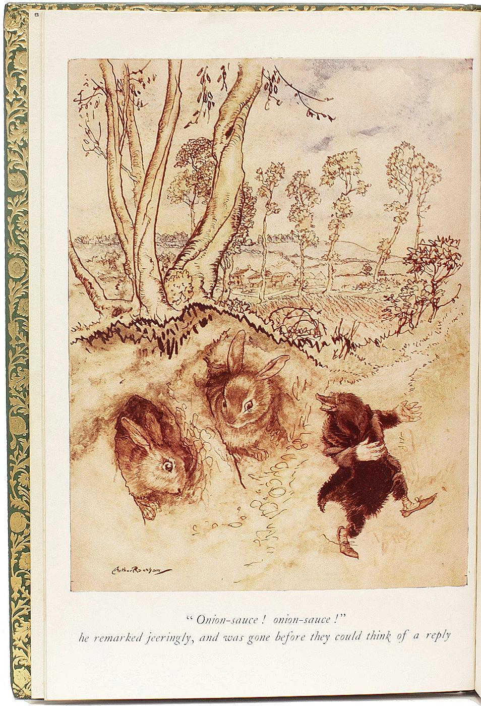 GRAHAME. The Wind In The Willows. Illustrated by Rackham - IN A FINE BINDING ! In Good Condition For Sale In Hillsborough, NJ