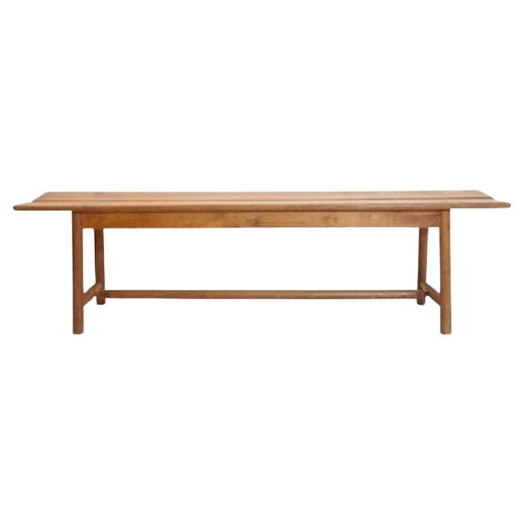 "Grain de café" bench by Pierre Gautier-Delaye, 1950-1960, France For Sale